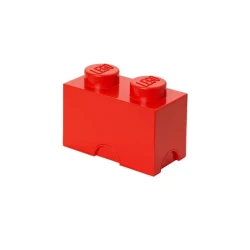 Коробка для хранения LEGO Storage Brick 2, 12.5x25x18 см, красный, пластик Коробка для хранения LEGO Storage Brick 2, 12.5x25x18 см, красный, пластик
