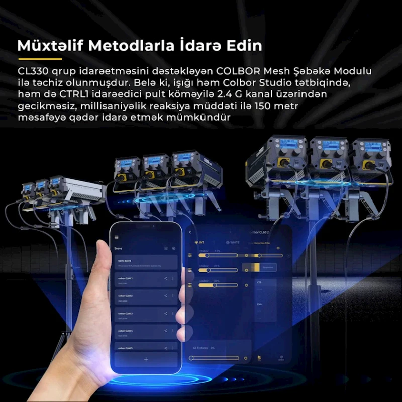 Осветитель светодиодный для видео и фото съемки Colbor CL330 Осветитель светодиодный для видео и фото съемки Colbor CL330