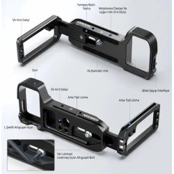 Клетка для фотоаппарата Neewer LFSN-1 Sony A7RIII/A7III/A9, черный Клетка для фотоаппарата Neewer LFSN-1 Sony A7RIII/A7III/A9, черный