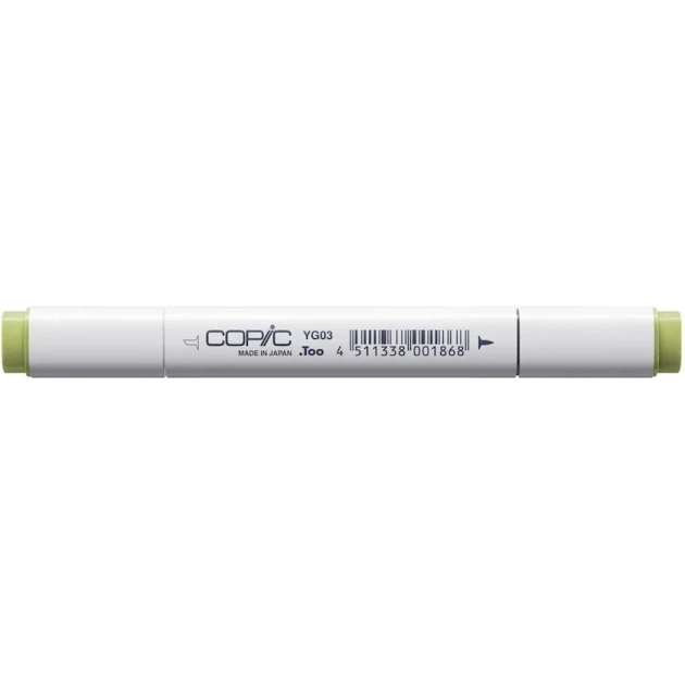 Маркер Copic Classic YG03 Yellow Green, двусторонний, желто-зеленый