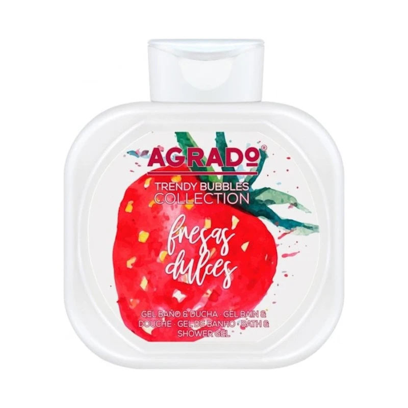Гель для душа Agrado Trendy Bubbles Sweet Strawberry Bath and Shower Gel, 750 мл Гель для душа Agrado Trendy Bubbles Sweet Strawberry Bath and Shower Gel, 750 мл