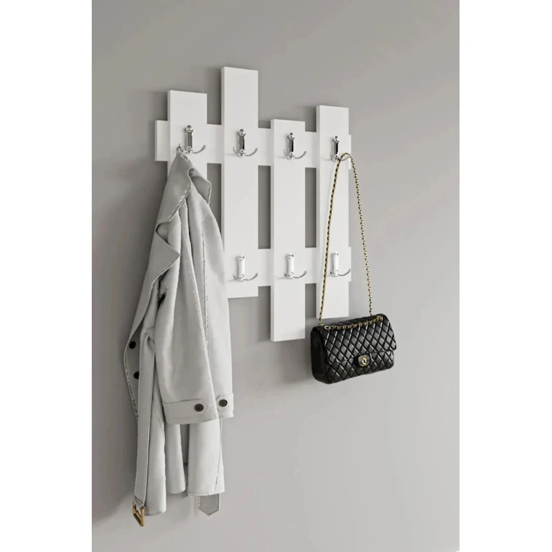 Вешалка настенная Venüs ev_12115501, ЛДСП, белый, 60 см