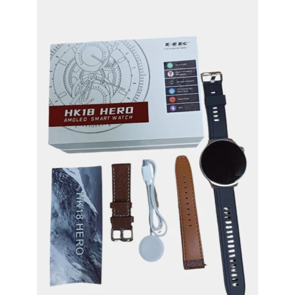 Умные часы HK18 Hero серебристые