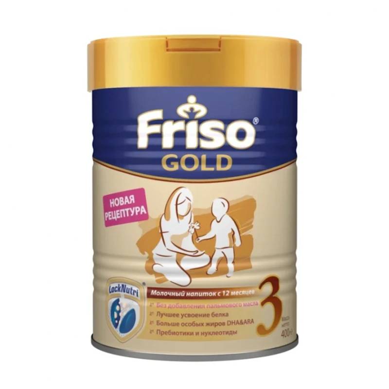 Сухая молочная смесь Friso Gold 3, c 12 месяцев, 400 г Сухая молочная смесь Friso Gold 3, c 12 месяцев, 400 г