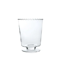 Декоративная ваза Hom-me 104897, 35x23.5 см, стекло, прозрачная