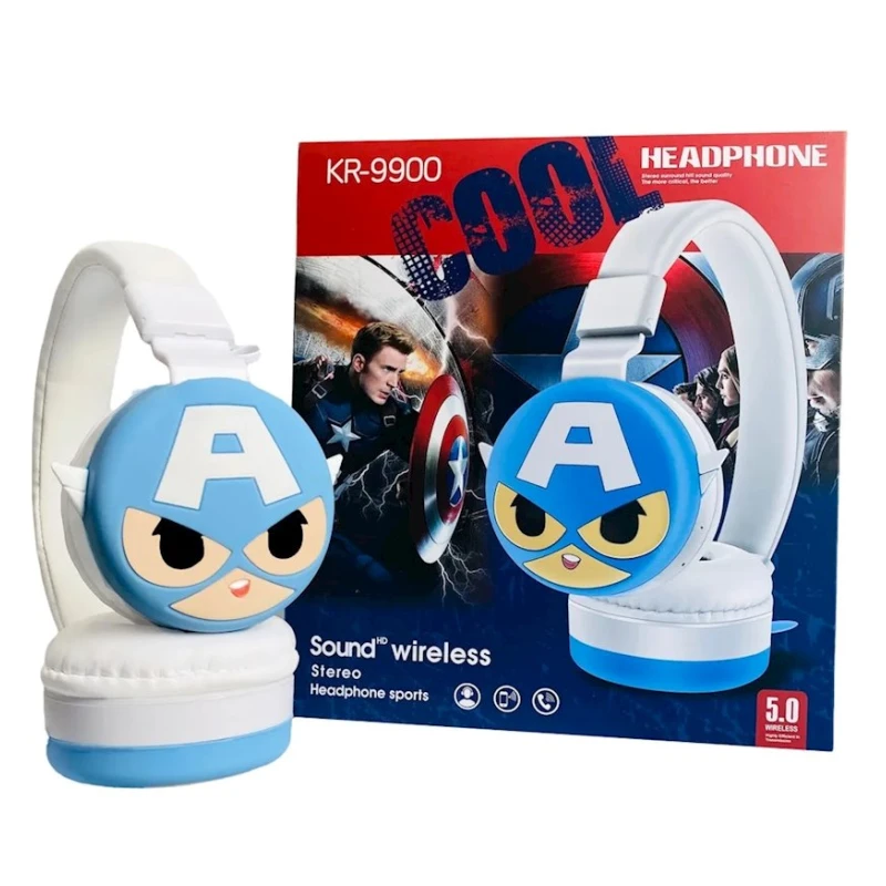 Беспроводные наушники KR-9900 Captain America Беспроводные наушники KR-9900 Captain America
