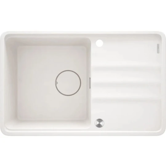 Кухонная мойка Deante Momi ZKMA113, гранит, белый, 50x78 см