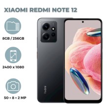Смартфон Xiaomi Redmi Note 12 8GB/256GB Onyx Gray (6941812740002)