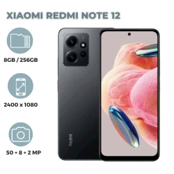 Смартфон Xiaomi Redmi Note 12 8GB/256GB Onyx Gray (6941812740002)