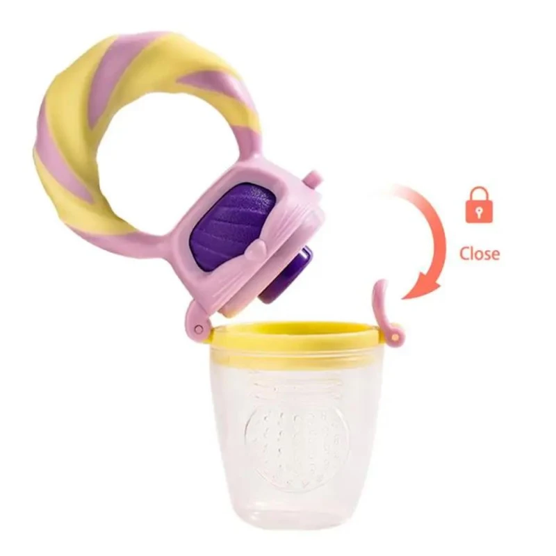 Ниблер MS00001TP, 4+ мес, силикон, розовый/зеленый Ниблер MS00001TP, 4+ мес, силикон, розовый/зеленый