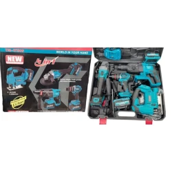 Набор инструментов Tmakota TM4TS09 (lobzik, künclü cilalama maşını, vintburan, perforator) + 2 batareya 68V Набор инструментов Tmakota TM4TS09 (lobzik, künclü cilalama maşını, vintburan, perforator) + 2 batareya 68V