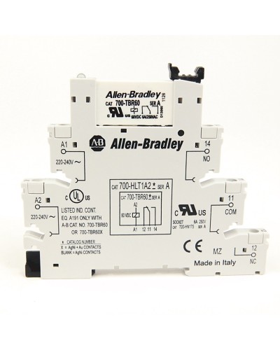 Aralıq rele Allen Bradley 700-HLT1U12, 12 V, AC/DC, 6 A