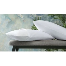 Su keçirməyən yastıq üzü dəsti Yataş Micro Fit, 2 əd, 50х70 sm, mikrofibra, ağ