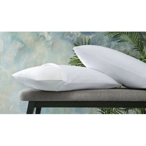 Su keçirməyən yastıq üzü dəsti Yataş Micro Fit, 2 əd, 50х70 sm, mikrofibra, ağ Su keçirməyən yastıq üzü dəsti Yataş Micro Fit, 2 əd, 50х70 sm, mikrofibra, ağ