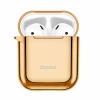 Чехол для наушников Baseus Shining Hook Case для Apple AirPods 1/2, Gold