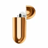 Чехол для наушников Baseus Shining Hook Case для Apple AirPods 1/2, Gold