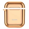 Чехол для наушников Baseus Shining Hook Case для Apple AirPods 1/2, Gold