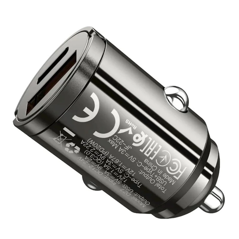 Автомобильное зарядное устройство Hoco DZ7 Black Автомобильное зарядное устройство Hoco DZ7 Black