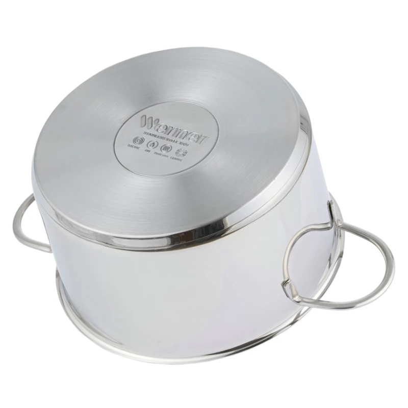 Qazan Werner Como 50170, 20 sm, 3.6 l, paslanmayan polad, gümüşü Qazan Werner Como 50170, 20 sm, 3.6 l, paslanmayan polad, gümüşü