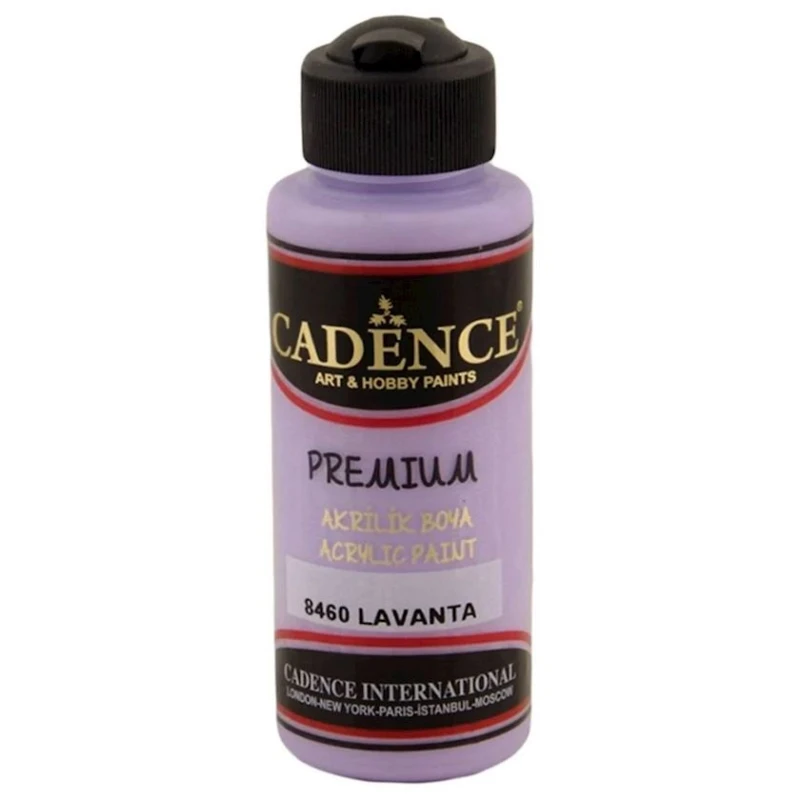 Akril boya Cadence Premium Acrylic Paint 8460 Lavender, lavanda rəngi, 120 ml