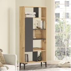 Stellaj Ev Plus ev_13111200, LDSP, antrasit/bej, 1630x720x300 mm