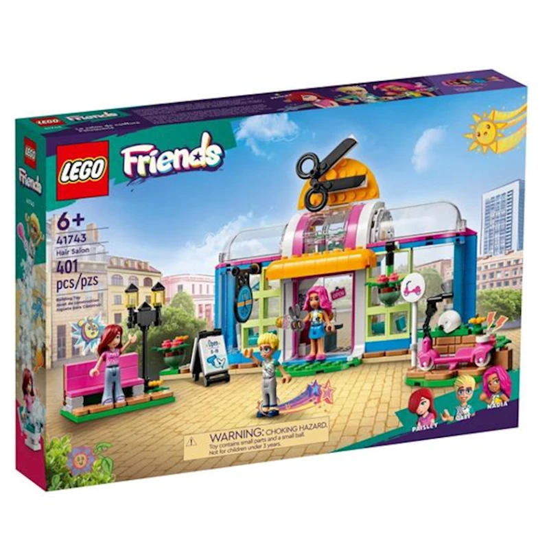 Конструктор LEGO Friends Парикмахерская 41743, 6+ лет, 401 элемент