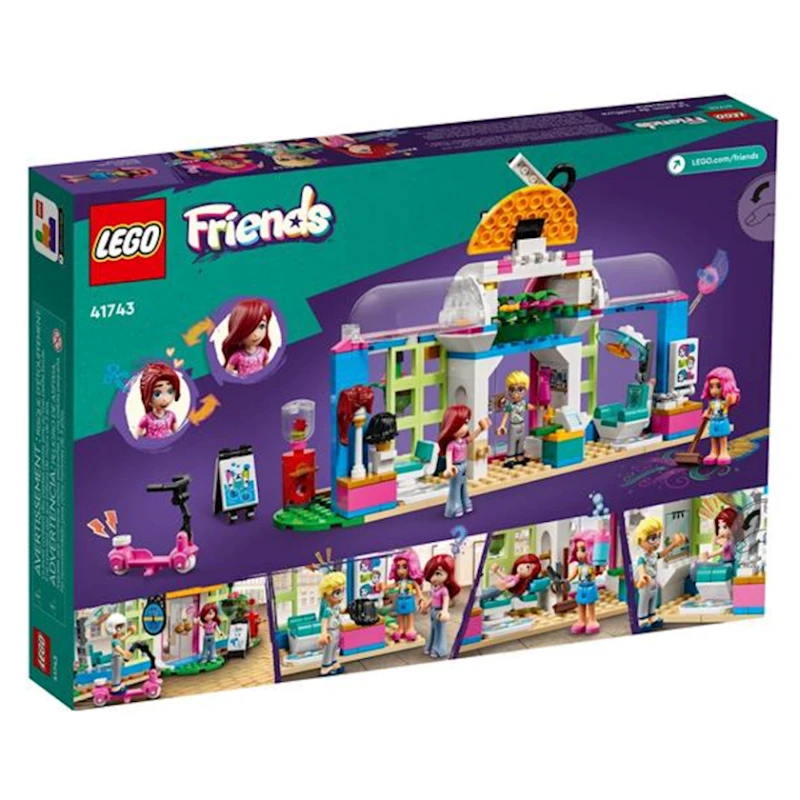 Конструктор LEGO Friends Парикмахерская 41743, 6+ лет, 401 элемент