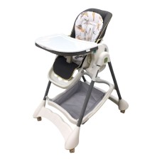 Uşaq yedizdirmə oturacağı Kidilo TB-02153BRW, ağ/qəhvəyi, 6+ ay