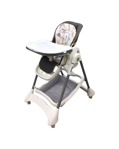 Uşaq yedizdirmə oturacağı Kidilo TB-02153BRW, ağ/qəhvəyi, 6+ ay