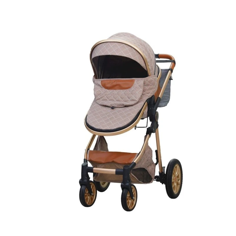 Детская коляска V9-2K, кремовый