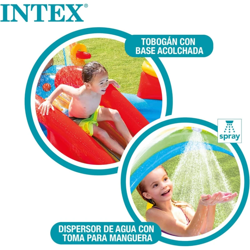 Бассейн надувной Intex RAX-57453EP01, 297x193x135 см