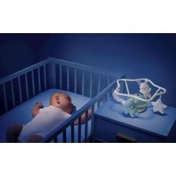 Детский мобиль Chicco Rainbow Cot Mobile, синий
