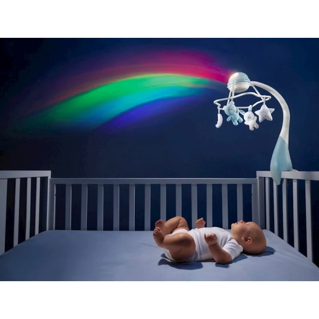 Детский мобиль Chicco Rainbow Cot Mobile, синий Детский мобиль Chicco Rainbow Cot Mobile, синий