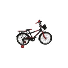 Uşaq velosipedi 399-3, qara/qırmızı