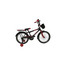 Uşaq velosipedi 399-3, qara/qırmızı