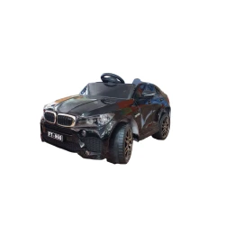 Uşaq elektrik avtomobili BMW 5912, qara