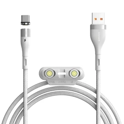 Кабель USB Baseus Zinc Magnetic Safe Fast Charging Data Cable USB to Lightning 2.4 A 1 м