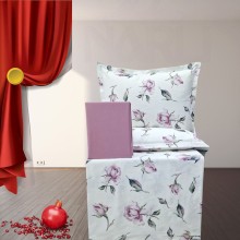 Yataq dəsti Narlı 001132, yorğan üzü 160x220 sm (2 əd), mələfə 240x260 sm, yastıq üzü 50х70 sm (2 əd), ailəvi, pambıq, rəngbərəng