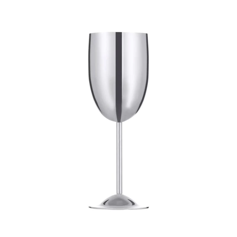 Şərab üçün qədəh Gipfel 51006, 18х6 sm, paslanmayan polad, gümüşü