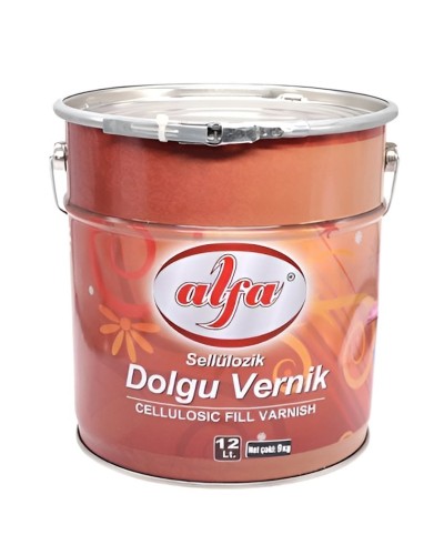 Selülozik doldurucu lak Alfa, 12 l