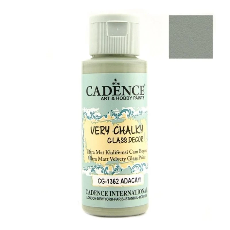 Şüşə üçün mat boya Cadence Very Chalky CG1362 Sage 59 ml Şüşə üçün mat boya Cadence Very Chalky CG1362 Sage 59 ml