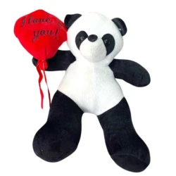 Yumşaq oyuncaq Panda 1566-6, qara/ağ, 3+ yaş, məhsul çeşiddə