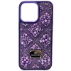 Çexol Swarovski Apple iPhone 14 Pro üçün Deep Purple
