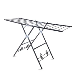 Paltar üçün quruducu Perilla 57005, metal, qara, 19 m