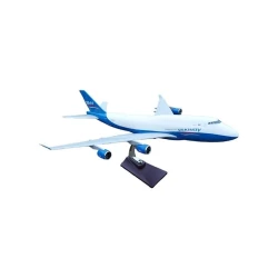 Коллекционная фигурка Aircraft Boyuk Silkway Boeing 747 F35-ag-148, пластик, белый, 46х44х23 см