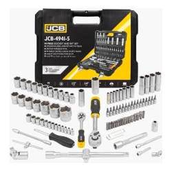 Набор инструментов JCB JCB-4941-5, 94 предмета, 1/4'', 1/2'' (6гр., 4-32мм)