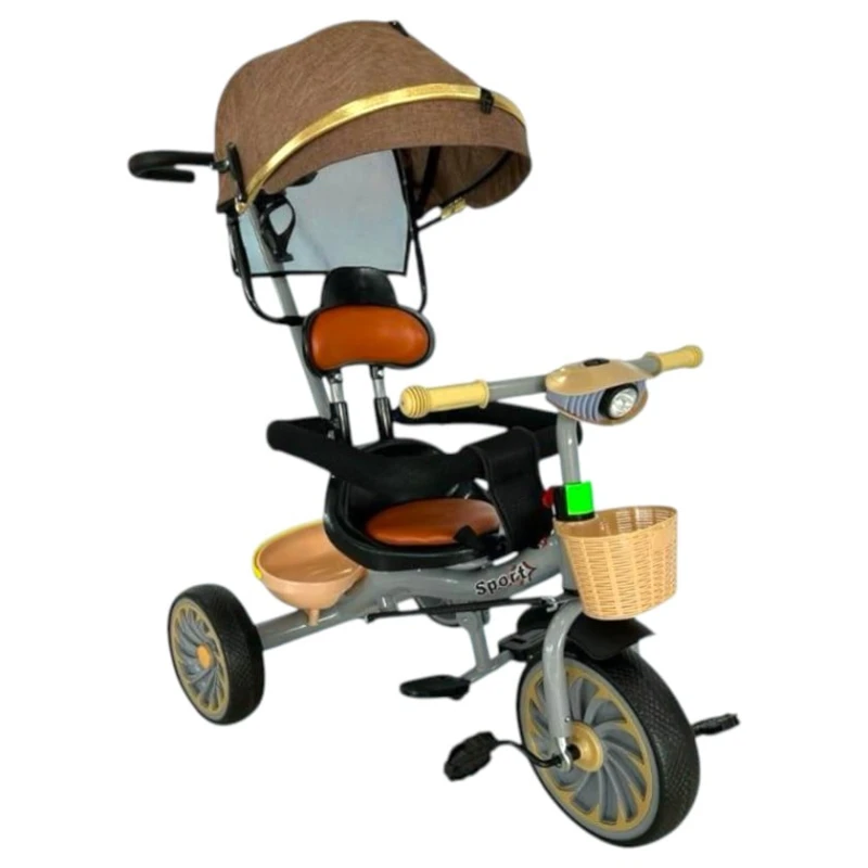 Детский трехколесный велосипед 063_RB_210967, серый