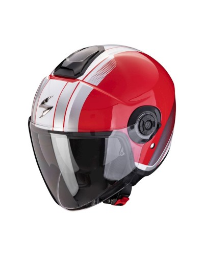 Motosikl dəbilqəsi Scorpion EXO-City II Vel Red/White, ölçü L