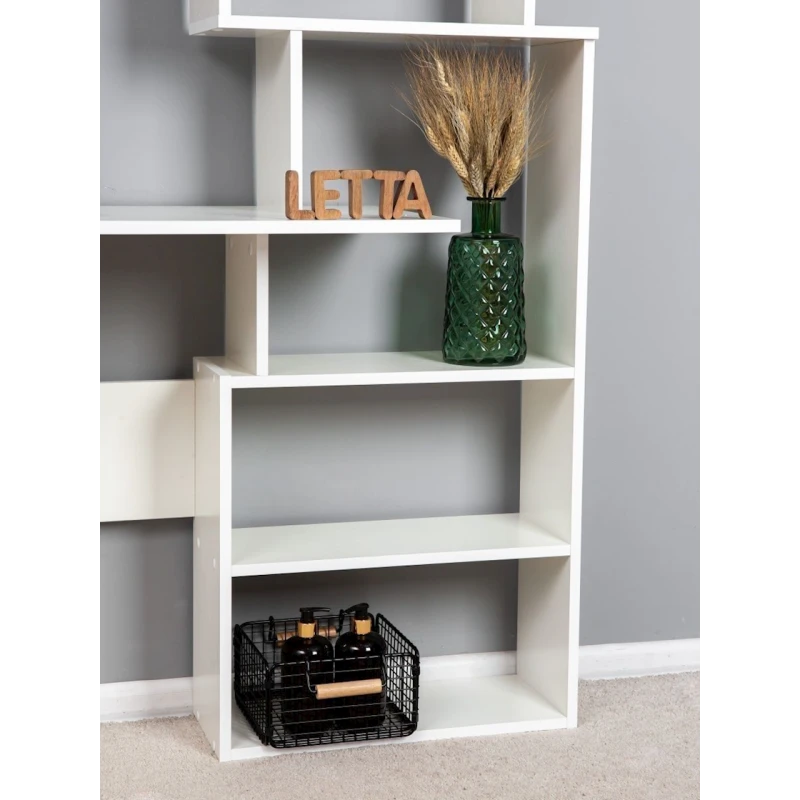 Компьютерный стол Letta ЛДСП, белый, 75х40х131 см Компьютерный стол Letta ЛДСП, белый, 75х40х131 см