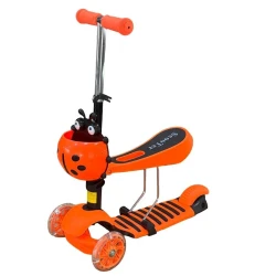 Детский самокат FZ 0332PC, 2+ лет, оранжевый